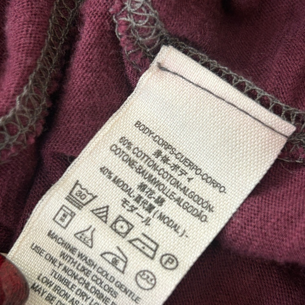 EUC Free People We the Free Midnight Color Block Cotton Oversized Boho Tee - Picture 6 of 6